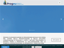 Tablet Screenshot of progeu.org